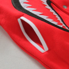 BAPE Shark Varsity Jacket Red ss15 (AAA) - 150 USD - KITCH TECH