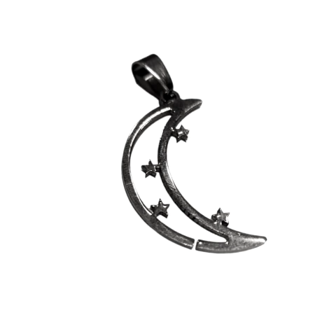 Dije Luna y estrellas