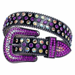 Cinto Cinturon Cowboy Bb Belt Hebilla Strass Trap Modelo 25
