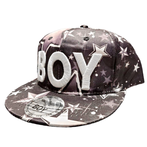 Gorra SnapBack Plana Boy Estrellas Regulable