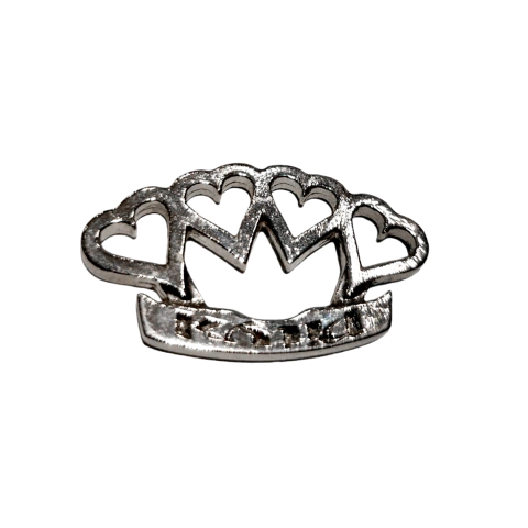 Dije Manopla Corazón Love Metal