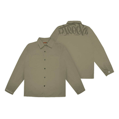 Camisa Saco Oversize Lock Beige