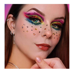 Lentes de contacto Fantasía Anime Cosplay Arcoiris Marina Rainbow CL378