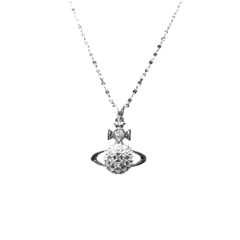 Cadena con Dije Saturno Vivienne Westwood - Plateada