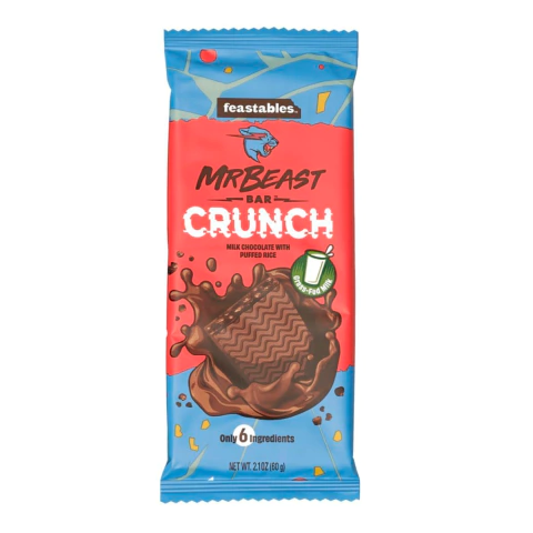 Chocolate Mr Beast Feastables - Milk Cruch