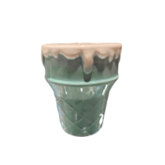 Taza Vaso Helado Ceramica Importado en caja Brrrr en internet