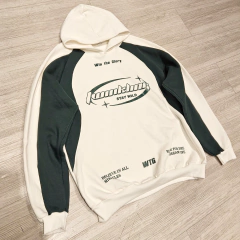 Buzo Hoodie Boxy Twinkling Verde - comprar online