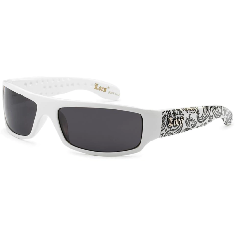 Anteojos de Sol Gafas Locs Bandana Blanca N° 9003