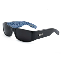 Anteojos de Sol Gafas Locs Negro Bandana Azul N°9006