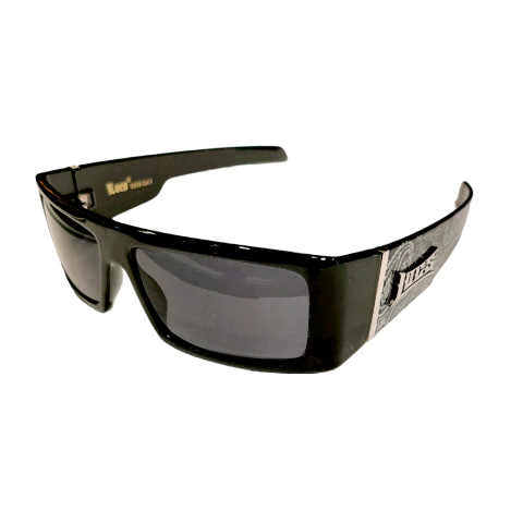Anteojos de Sol Gafas Locs Negro Bandana Negra N°9058