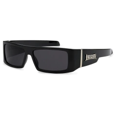 Anteojos de Sol Gafas Locs Negro Liso N°9058
