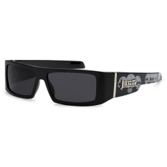 Anteojos de Sol Gafas Locs Negro Skulls N°9058