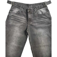 Pantalon Jean Baggy Wide Leg Black Cintura Regulable on internet