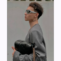 Anteojos Sol Deportivo Ciaga Ovalado Y2k Futurista Nº262 on internet