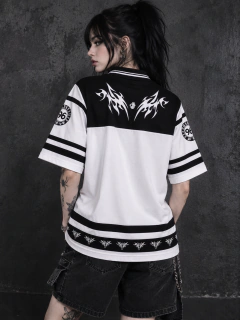Imagen de Chomba Blanca Oversize Tribales Bloodspirit Y2K