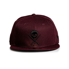 Gorra Sullen Plana New Era Badge Bordo Original Importada