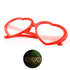Anteojos Lentes Forma Efecto Corazón Difracción Luz N°149 - KITCH TECH