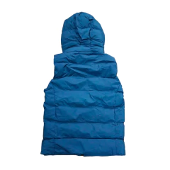 Chaleco Puffer Capucha Inflable Azul - comprar online