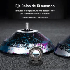 Yoyó Profesional Unicorn Aluminio Pro Bearing + 2 cuerdas