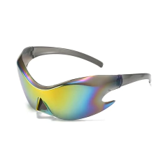 Anteojos de sol Futurista Curvo Cyberpunk Puntiagudo B011 - KITCH TECH