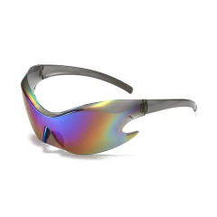Anteojos de sol Futurista Curvo Cyberpunk Puntiagudo B011 - tienda online