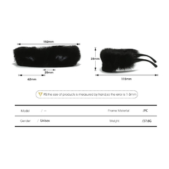 Anteojos de sol Peluche Glam Party Y2K B014 - tienda online