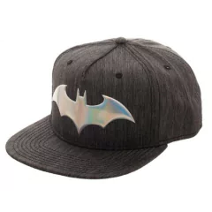 Gorra Snapback DC Comics Batman Iridescent Weld Chrome Logo - Bioworld USA