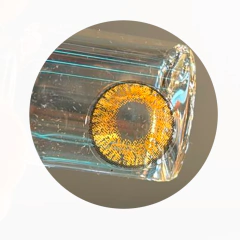 Lentes de Contacto Efecto Real Naranja Honey Orange - KITCH TECH