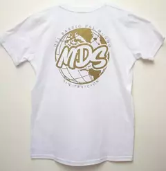 REMERA BLANCA DEL MUNDO DORADA (EDICION LIMITADA) - comprar online