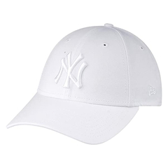 Gorra Vicera Curva New York Blanco
