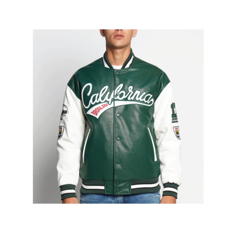 Campera universitaria Brs Calif Verde