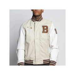 Campera universitaria Brs Crema