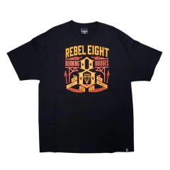 Remera Rebel Eight 8 Burn Bridges Blk