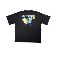 Remera Ghetto Cloths - Burning Out (negra) - comprar online
