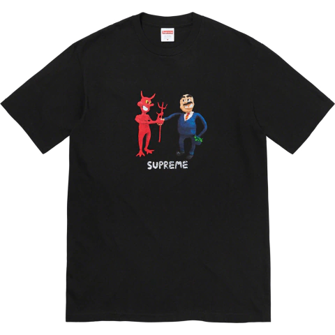 SUPREME BUSINESS TEE BLACK - 150U$D