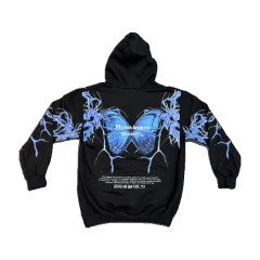 Buzo Hoodie Mariposa Storm Lightning - Negro en internet