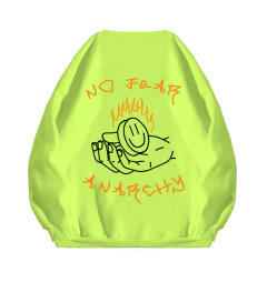 Buzo Cuello Redondo Anarchy Verde - comprar online