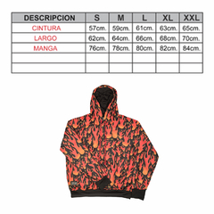 Buzo Canguro Fire - tienda online