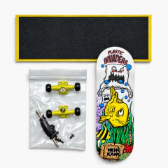 Skate Fingerboard Pez Dorado Arte Urbano 34mm