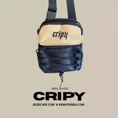 Riñonera mini bag CRIPY Bordo y Borde Amarillo - (copia)