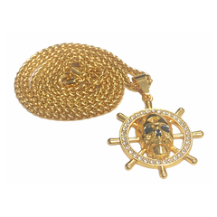 Cadena con Dije Iced Chain Timon Calavera en internet