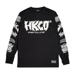 Remera Camiseta Estampada v2 Negro