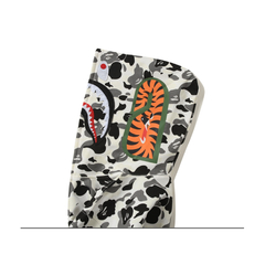 Campera Hoodie BAPE Full Zip Shark Camo White Gray Black (AAA) - 220USD en internet