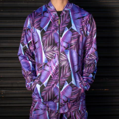 Campera PEARLY BARROQUE JUNGLE VIOLETA