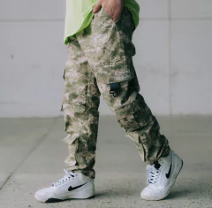Pantalon Anti-desgarro Cargo Camuflado