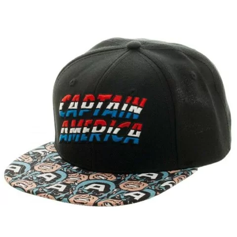 Gorra Snapback Marvel Captain America - Bioworld USA - comprar online
