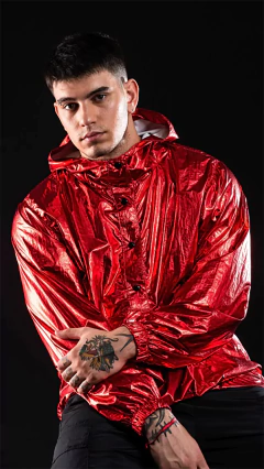 Anorak Lollapalooza Rojo en internet
