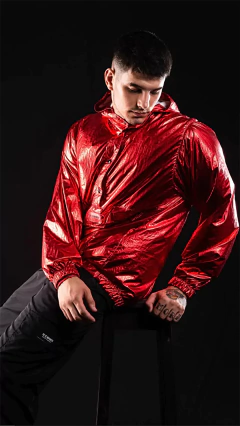 Anorak Lollapalooza Rojo - comprar online