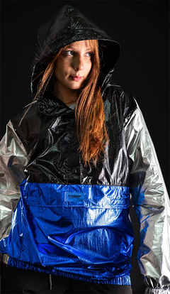 Anorak Lollapalooza Azul Negro - buy online