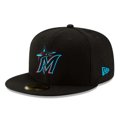 Gorra New Era Original Fitted Miami Marlins Black